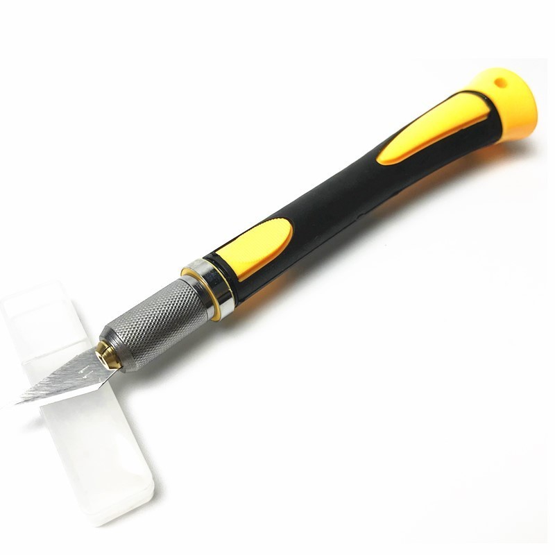 carving knife pen type paper knife fruit carving DIY handmade send replacement blade 10 pieces of  seal carving knife