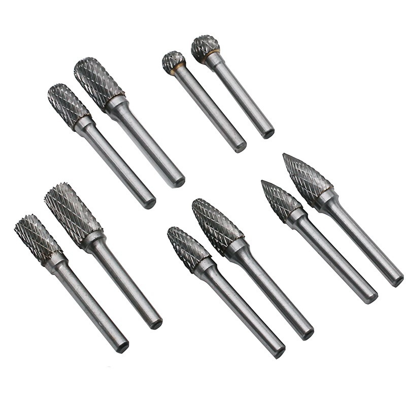 hand tools Double Cut Tungsten Carbide Rotary Files Carbide Burrs Set  tungsten carbide bur