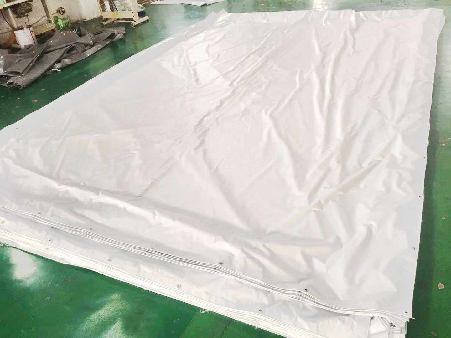 Outdoor Tarpaulin Waterproof Heavy Duty Canvas - white Tarp Sheet - Premium Quality Cover Tarp Oilcloth