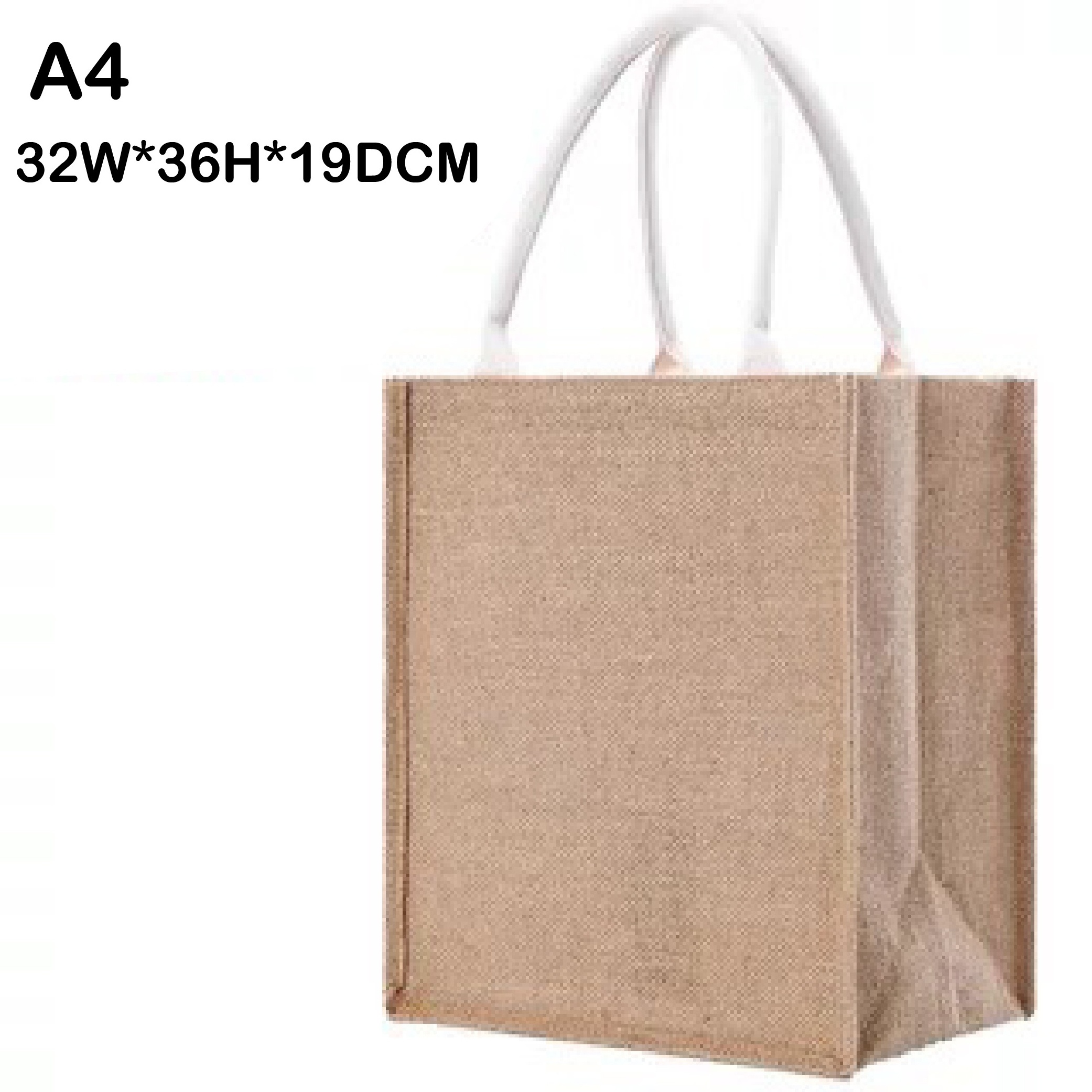 eco friendly shopping bag big capacity Jute tote bags wholesale