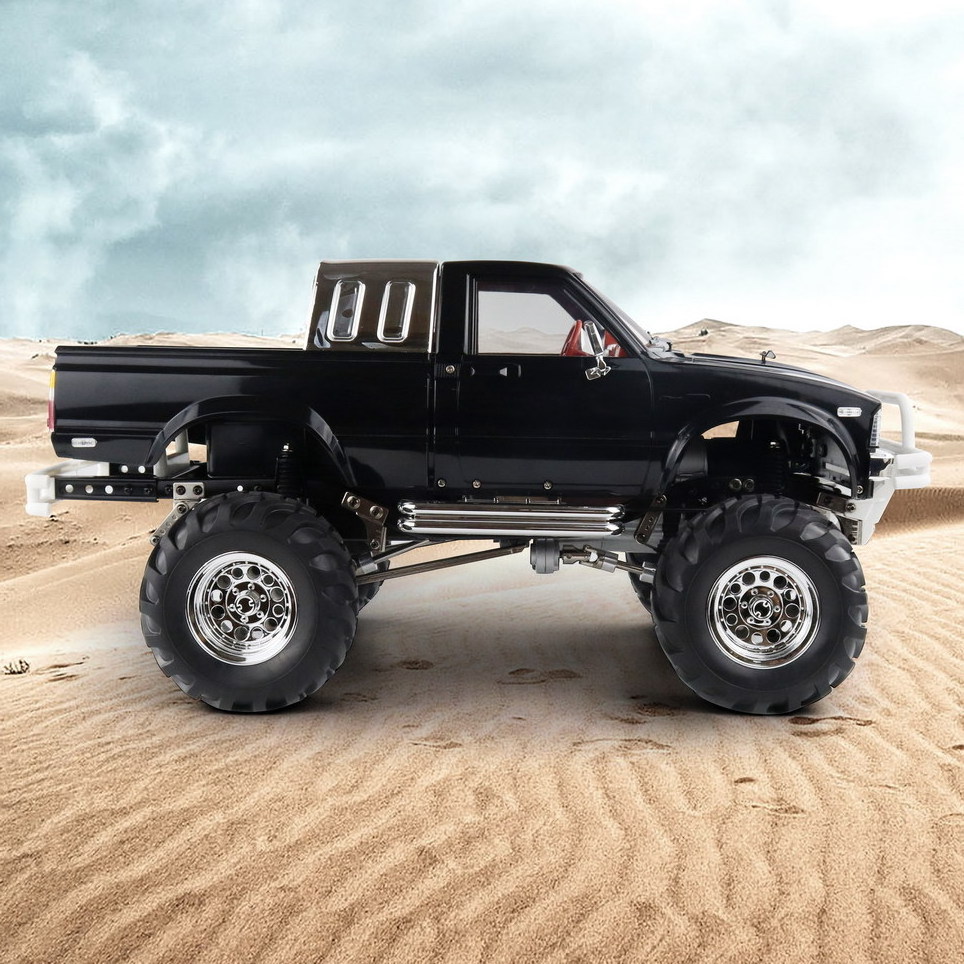 Hengguan TRASPED HG-P407 Black model Radio Control toys battery car Off-road truck RTR PICKUP Truck RC car