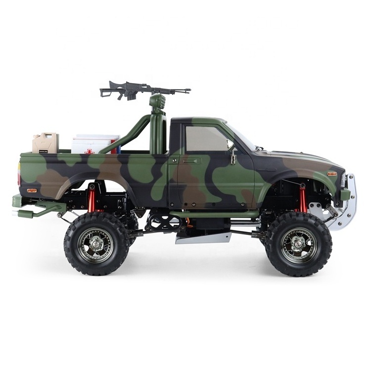 Hengguan/Trasped HG-P417 Camo Green Small Lowrider Pickup Truck RC Car Remote Control Vehicle Off-road Truck