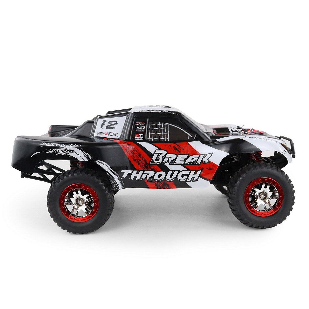 Hengguan HG-101 1/10 scale 2.4G 4 wheel drive HIGH SPEED SHORT-COURSE TRUCK high speed Racing Car RC Vehicle Toys