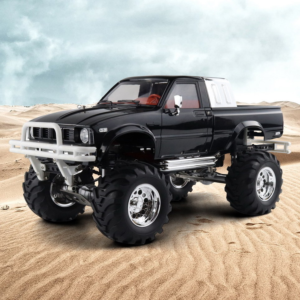 Hengguan TRASPED HG-P407 Black model Radio Control toys battery car Off-road truck RTR PICKUP Truck RC car