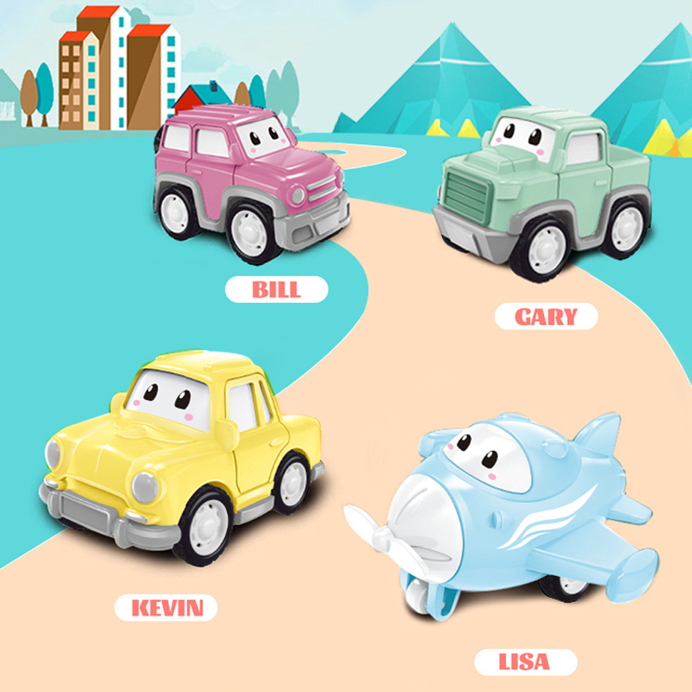 Hot Sale New Toys Kids Mini Car Toys 12PCS Pull Back Car Diecast Toy Vehicles for Children Gifts