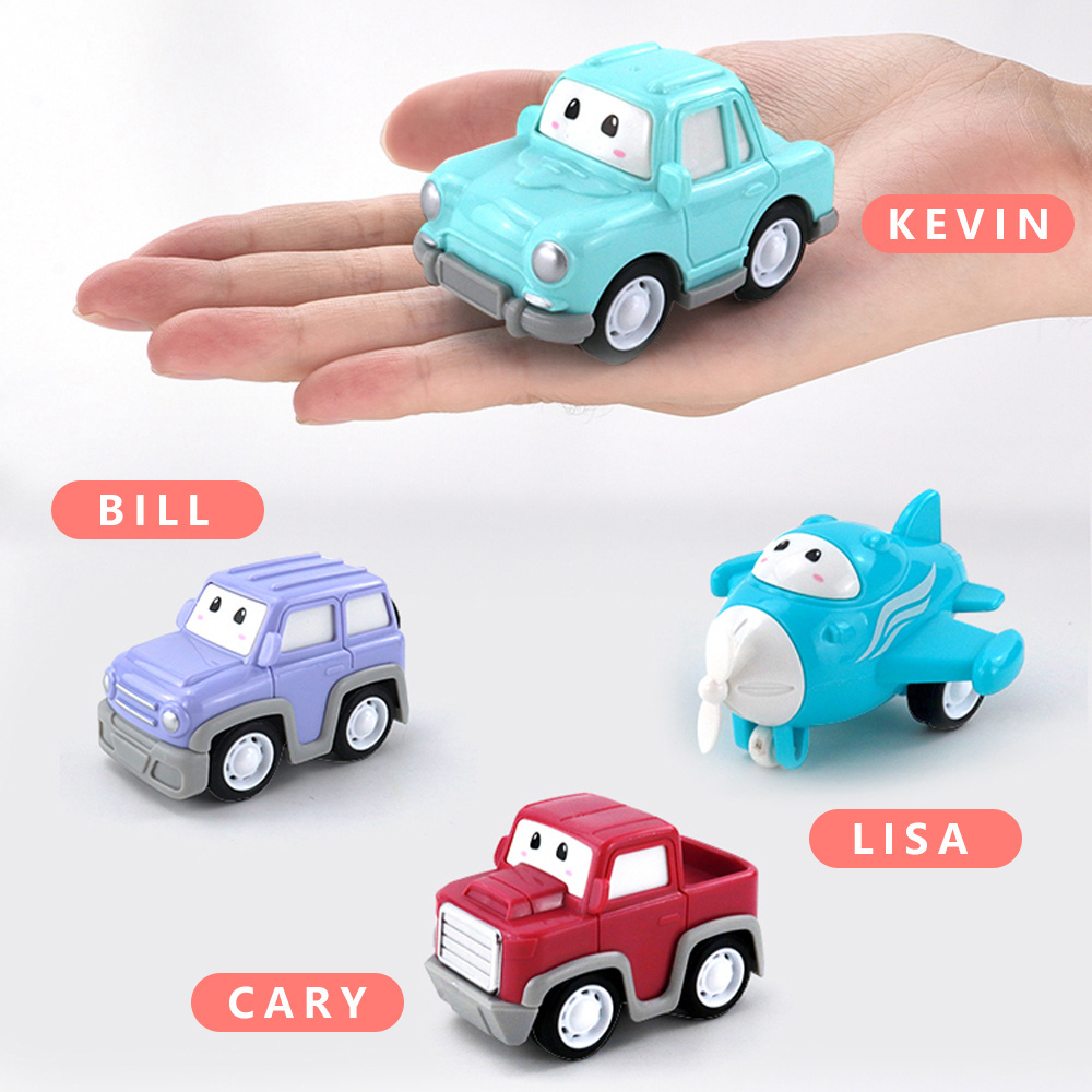 Hot Sale New Toys Kids Mini Car Toys 12PCS Pull Back Car Diecast Toy Vehicles for Children Gifts