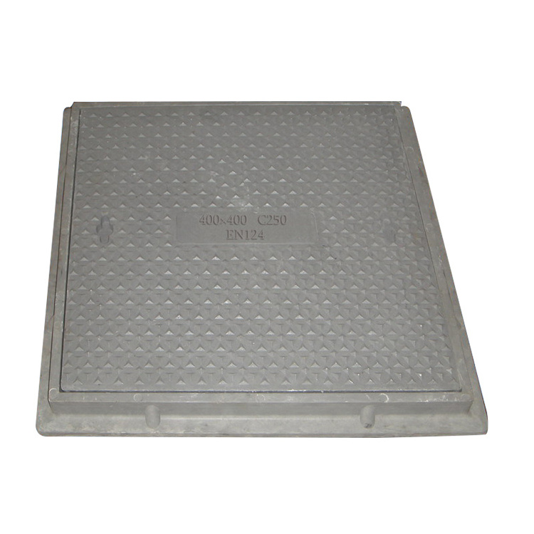 500x500 D400 Checker Plate Rubber Gasket Airtight Key Manhole Cover