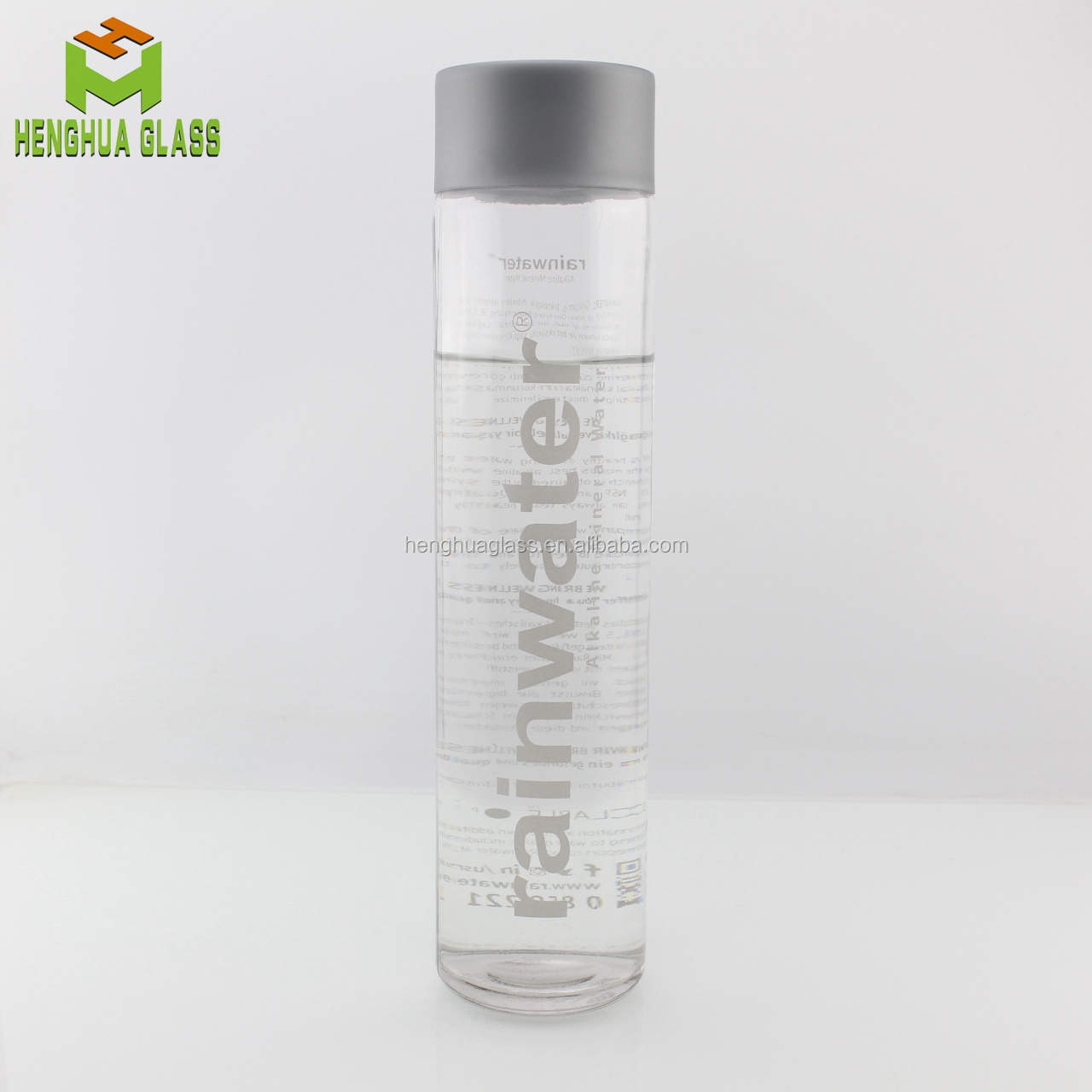 In Stock 750ml 25oz Voss  Water Glass Bottle with Cap 750 ml  Food Grade for Beverage Water Glass Bottle