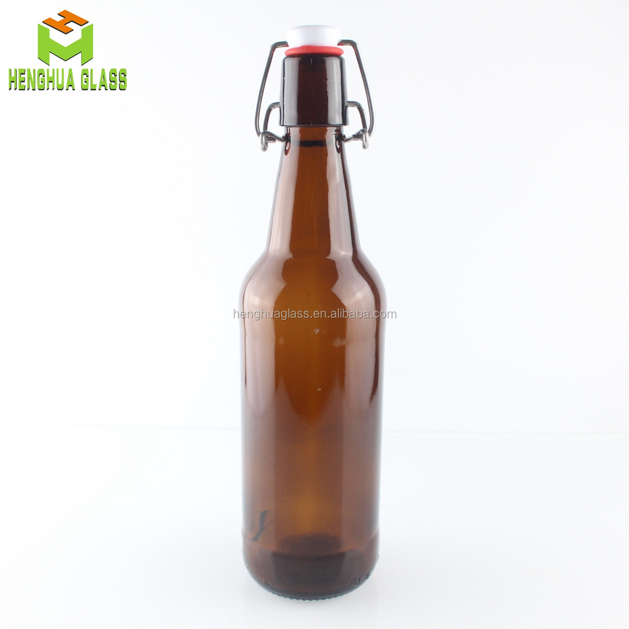 manufacturer 330ml 500ml 750ml 1000ml amber glass beer bottle 11oz 16oz 25oz 32oz brown beer glass bottle  with swing top