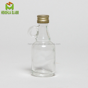 mini 40ml Gallone glass bottle California  wine bottle glass sample liquor bottle for olive oil with handle