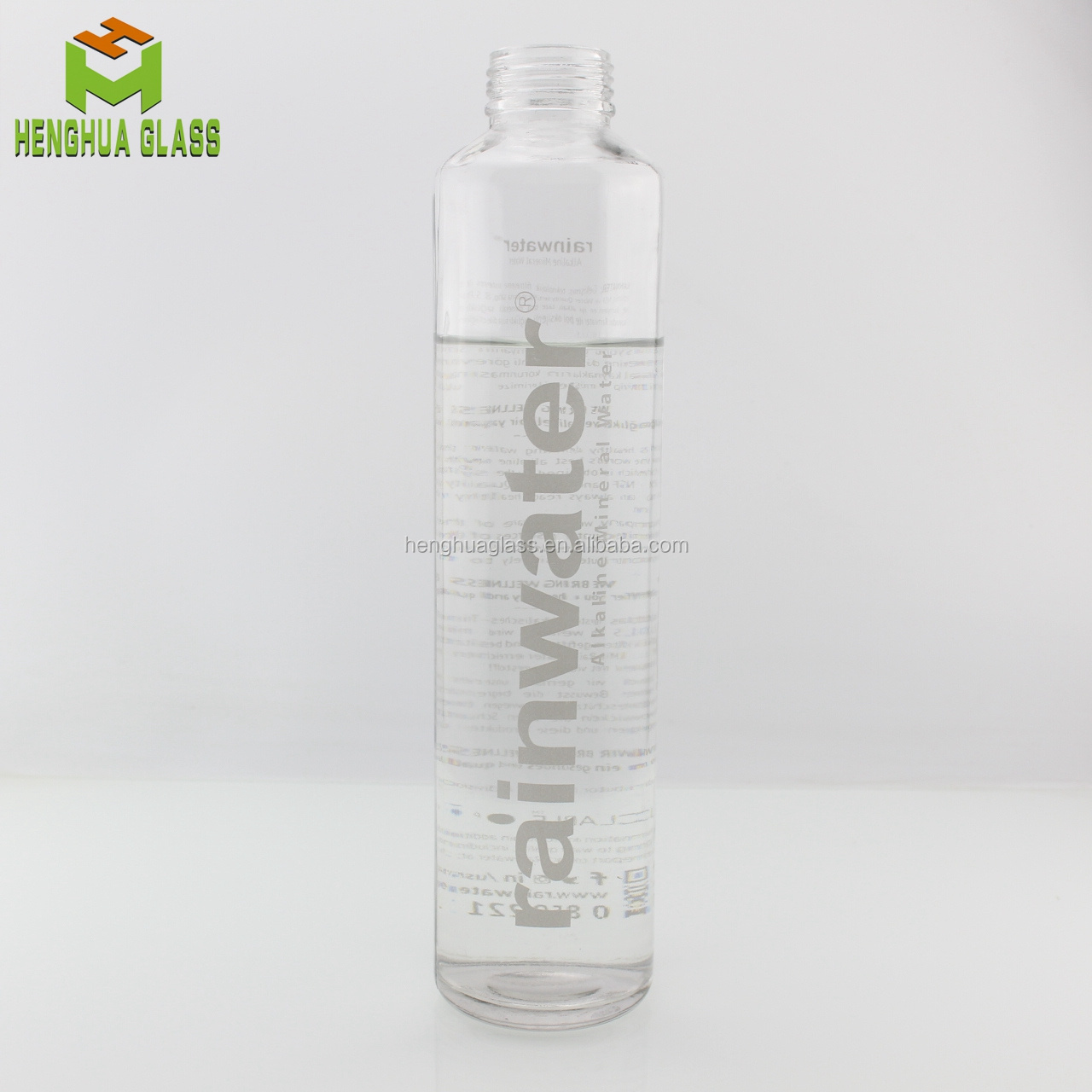 In Stock 750ml 25oz Voss  Water Glass Bottle with Cap 750 ml  Food Grade for Beverage Water Glass Bottle