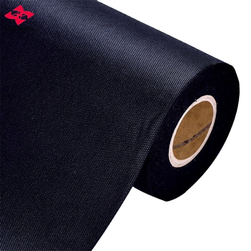 Henghua Recycled Nonwoven Fabric Textile Material 50gsm black pp nonwoven fabric 50gsm white spunbond nonwoven