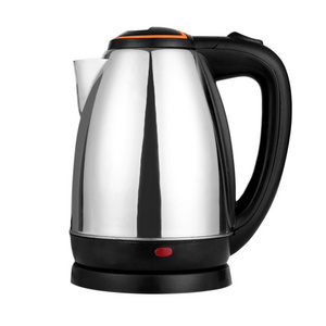 220V 1500W Black Vintage Stainless Steel Water Boiler Electric Kettle