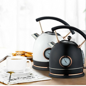 Hot sales  Electric Stainless Steel Temperature Control Retro Electric Kettle