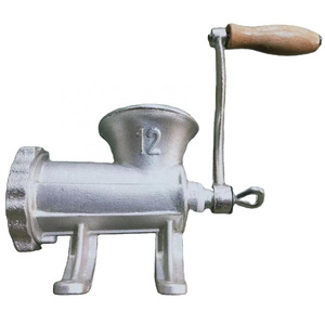 Size 12 No. 12# Portable Household Tin Plate Casting Iron Stand Manual Meat Grinder Meat Mincer