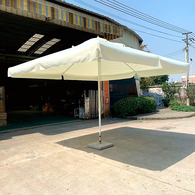 customized big size 4x4m,5x5m,6x6m huge outdoor umbrella beer coffee drink bar parasol telescopic patio umbrella