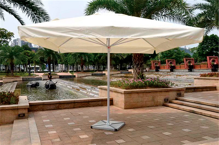 customized big size 4x4m,5x5m,6x6m huge outdoor umbrella beer coffee drink bar parasol telescopic patio umbrella