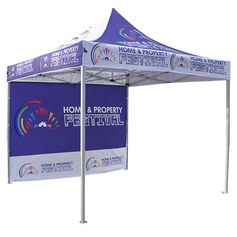 Factory price China Manufacturer Gazebo Canopi Tent 10x10 10x20 Pop Up Custom Printing Aluminum Frame Fordable Trade Show Tent With Logo