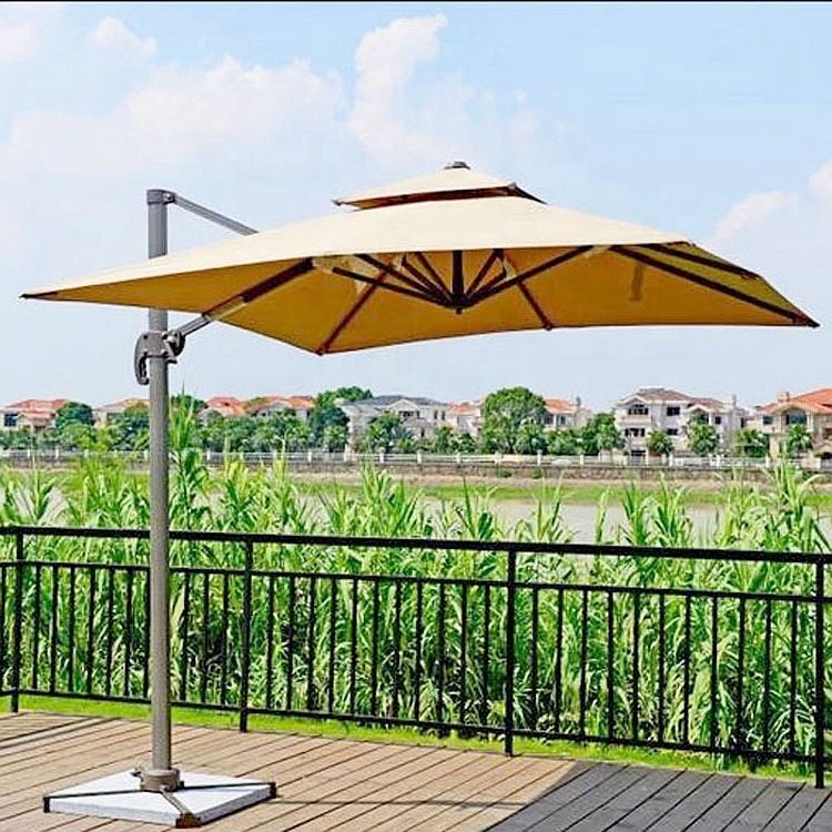 Outdoor Hanging Banana Umbrella Patio Spa Pool Side Outdoor Garden Big Garden Umbrellas,Market Umbrella With Base