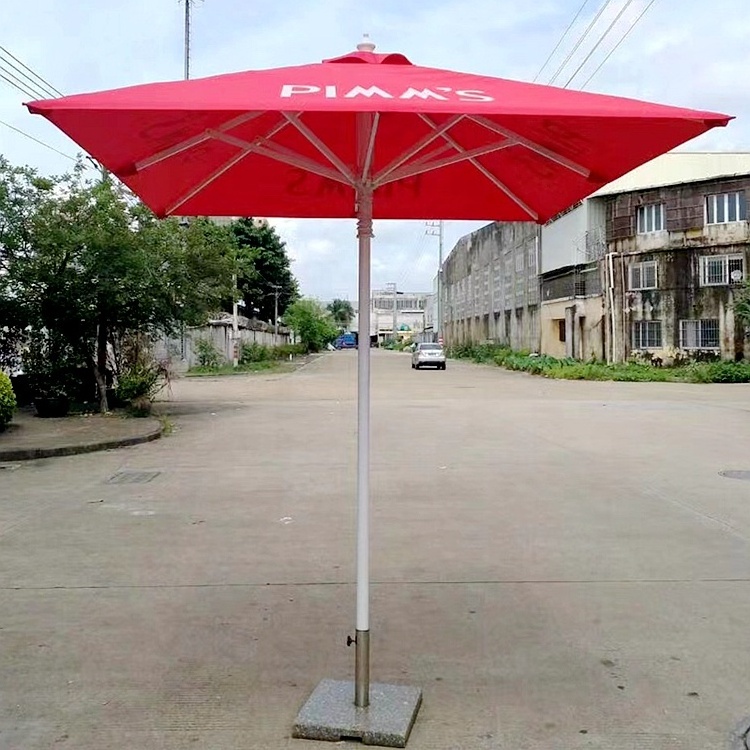 Uplion Heavy Duty Sun Umbrella For Garden Deck Pool Patio Outdoor Square Large Cantilever Windproof Umbrella