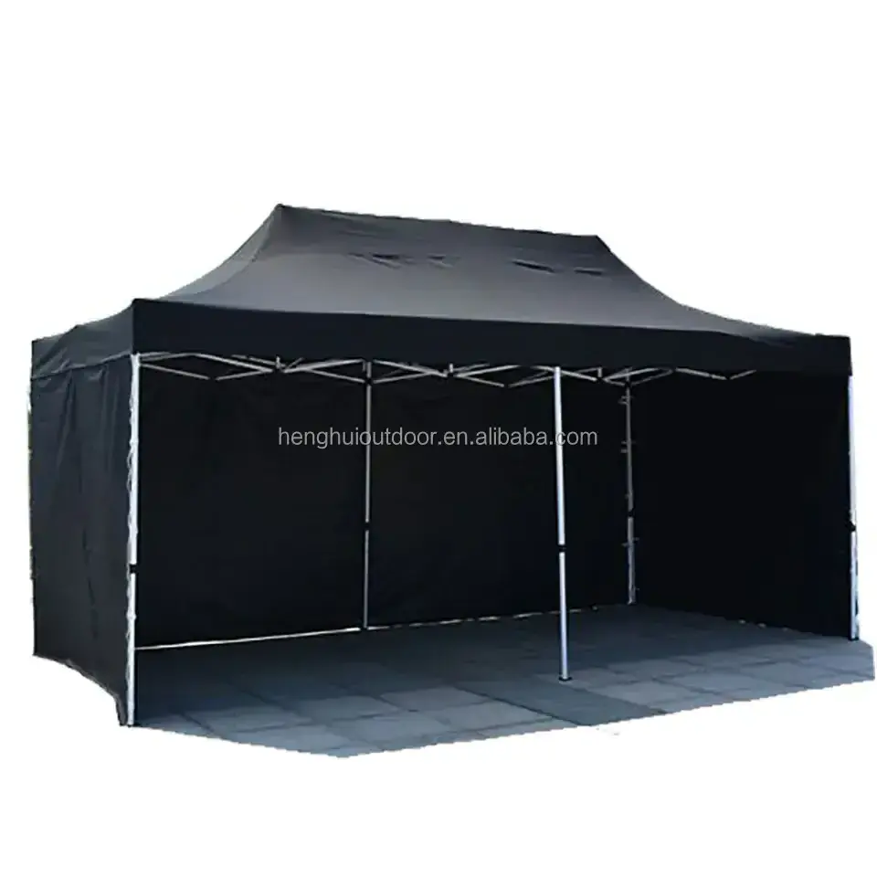 10x10 Pop up Canopy Awning Tent Pop-up Instant Shelters Commercial Portable Canopy  heavy duty 3x6 hexagonal gazebo