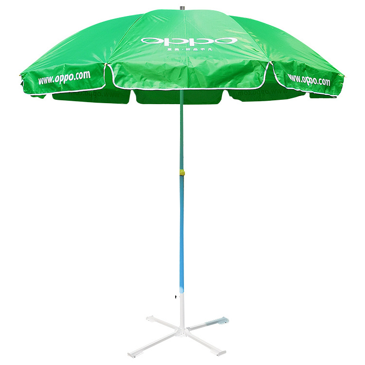 Factory Direct Price custom print logo parasol outdoor beach umbrella for promotional advertising events outdoor sun umbrella