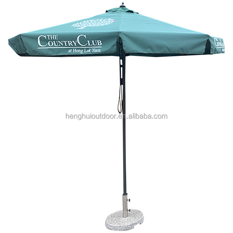 Wind and waterproof Protection Garden patio Umbrella Logo Printed Fancy Parasol Pagoda Sunshade drink Umbrella