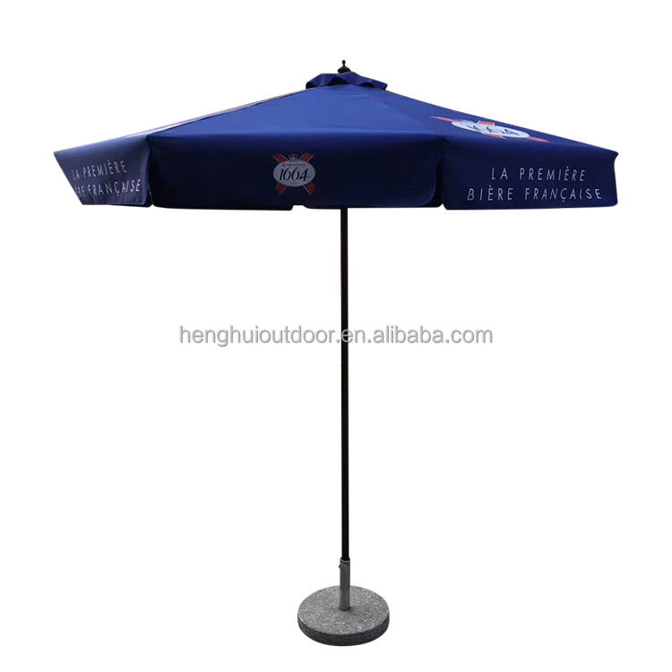 Wind and waterproof Protection Garden patio Umbrella Logo Printed Fancy Parasol Pagoda Sunshade drink Umbrella