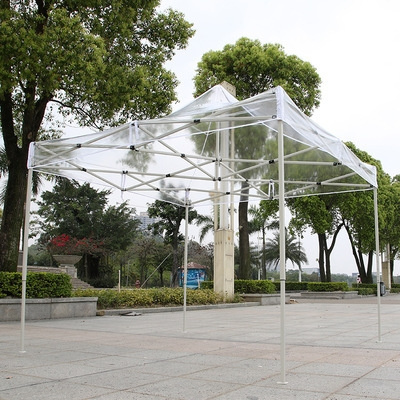 Square 3X3M Outdoor Mini Greenhouse Tent 10x10 Folding Garden Tent With Transparent PVC Roof for sale