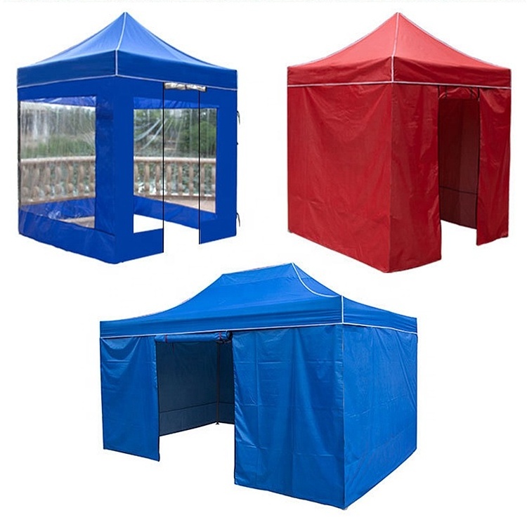 Custom Design Folding Tents 10X10 ft Pop Up Canopy Tent Market advertising outdoor Promotional Gazebo canopy with sidewalls