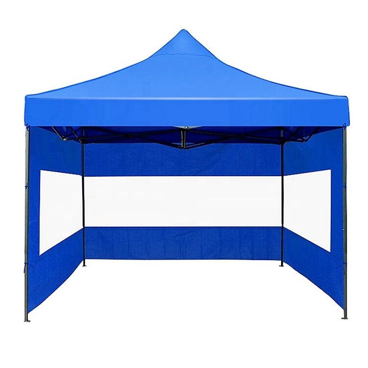 advertising gazebo trade show event custom exhibition folding pop up 10x10 canopy tent with transparent side walls