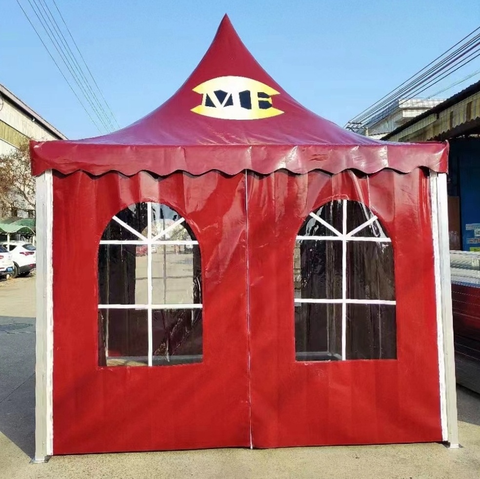 Outdoor large pagoda tents PVC fabric party church circus tent for events festival  exhibition pagoda tent with  sidewalls