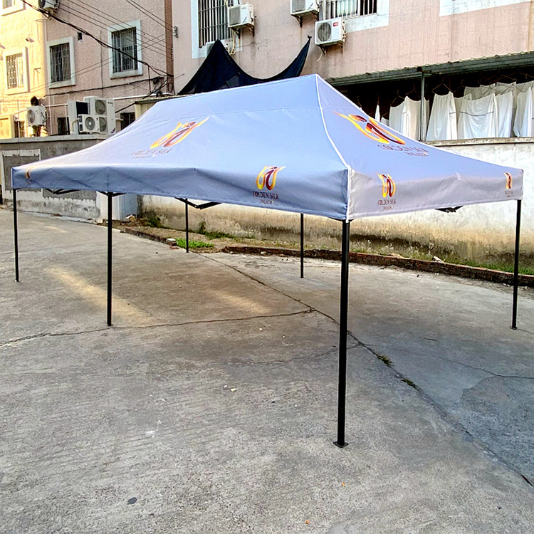 Henghui outdoor 10x10ft 3x3m Custom trade show tent, Portable Folding Gazebo 10 By 10 Canopy  Full Print Canopy Tent