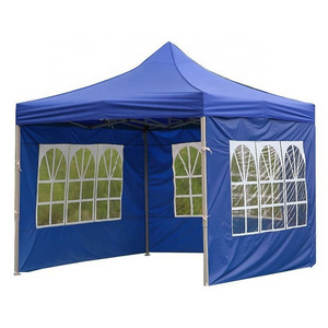 Custom Design Folding Tents 10X10 ft Pop Up Canopy Tent Market advertising outdoor Promotional Gazebo canopy with sidewalls