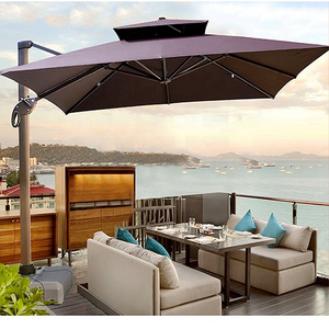 Luxury Custom Beach Cantilever Hanging Garden Parasol Outdoor Restaurant Swimming Pool Patio Umbrella