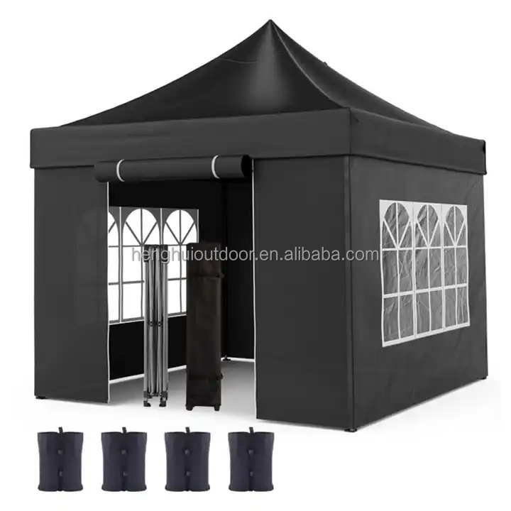 Wholesale 10X20 3X3 Pop Up Aluminium Marquee Gazebo Outdoor Folding Custom Easy Up Event Canopy Trade Show Tent with sidewalls