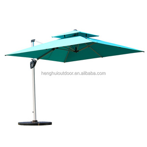 Garden Patio umbrella Restaurant Cafe Hotel Luxury Outdoor Commercial Big Size garden parasol with bases