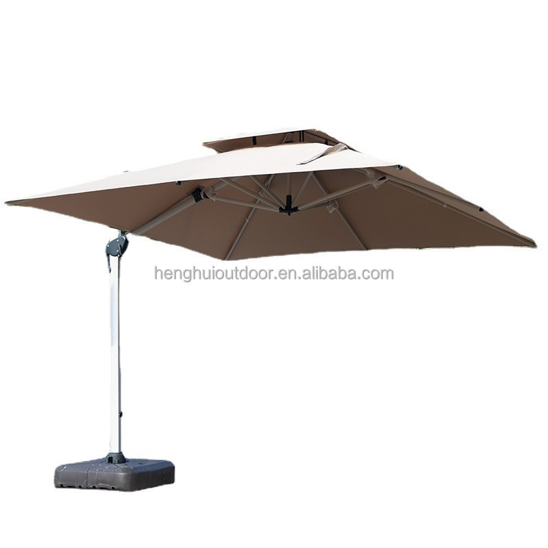 Garden Patio umbrella Restaurant Cafe Hotel Luxury Outdoor Commercial Big Size garden parasol with bases