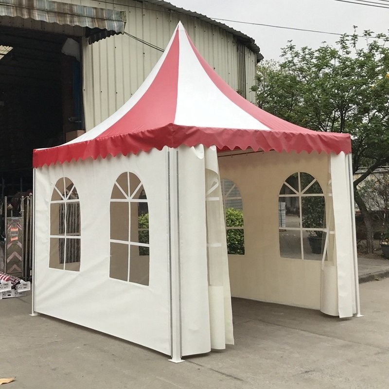 Outdoor large pagoda tents PVC fabric party church circus tent for events festival  exhibition pagoda tent with  sidewalls