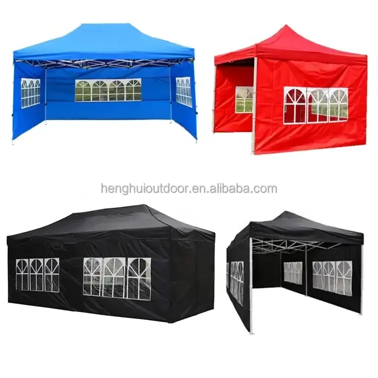 Wholesale Heavy duty waterproof canopy 10x10 10x20 20x20 tent folding pop up tents outdoor custom printed trade show tents