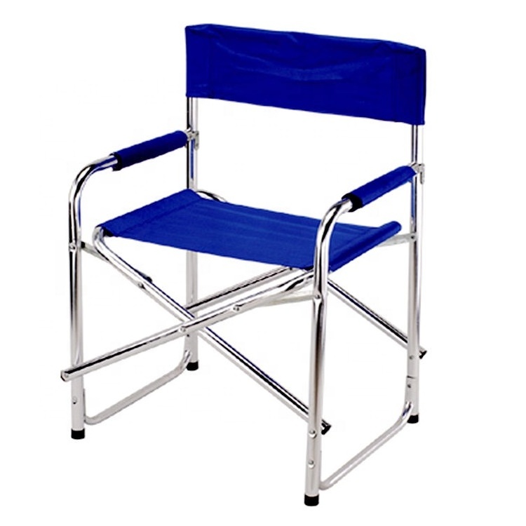 Outdoor Leisure Camping Picnic Aluminum Aldi Lightweight Portable Folding Director Chair