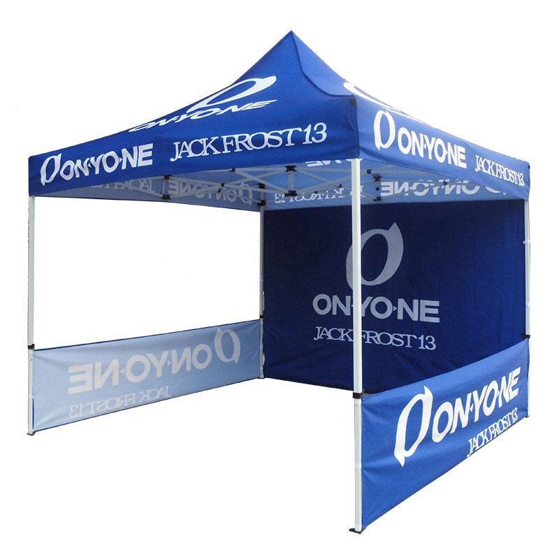 Henghui outdoor 10x10ft 3x3m Custom trade show tent, Portable Folding Gazebo 10 By 10 Canopy  Full Print Canopy Tent