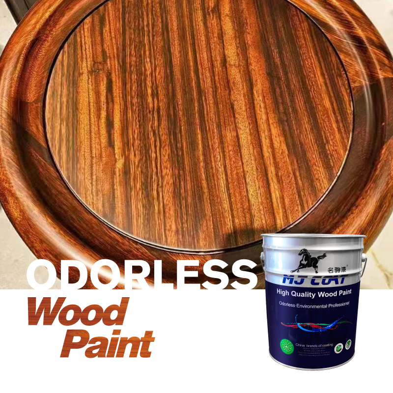 European Style wood furniture PU White Primer Silky effect wood paint Waterbased