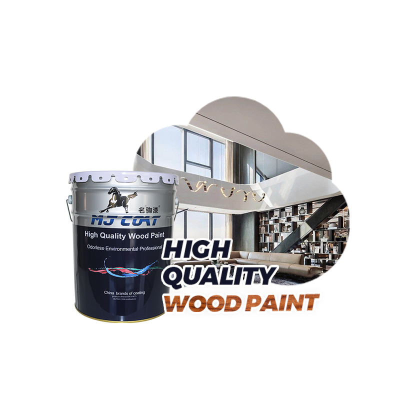 High Fullness NC Matte White Topcoat Wood Paint For NC Varnish Semi Gloss American Style Furniture Coating