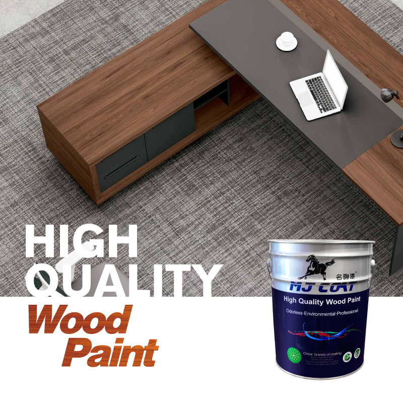 European Style wood furniture PU White Primer Silky effect wood paint Waterbased