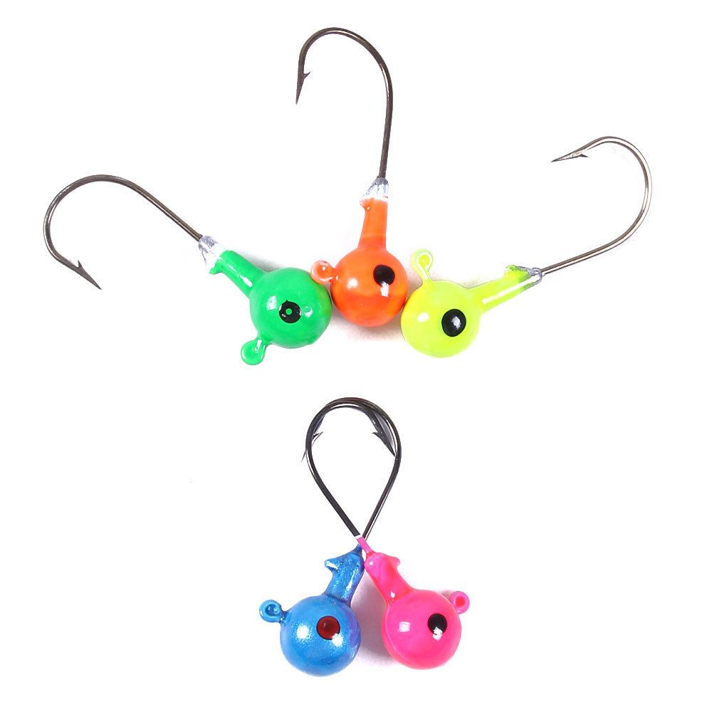 Sinking Fishing Lures 7G Big eyes jig lead round head fishing lure jigs hooks