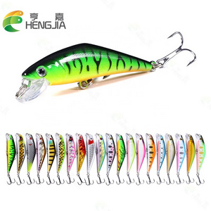 3D Eye Artificial Bait sinking fishing lure Lures 6# Hook 6.8cm 5.2g Minnow Fishing Lure Hard Artificial Swim Baits 20 colour