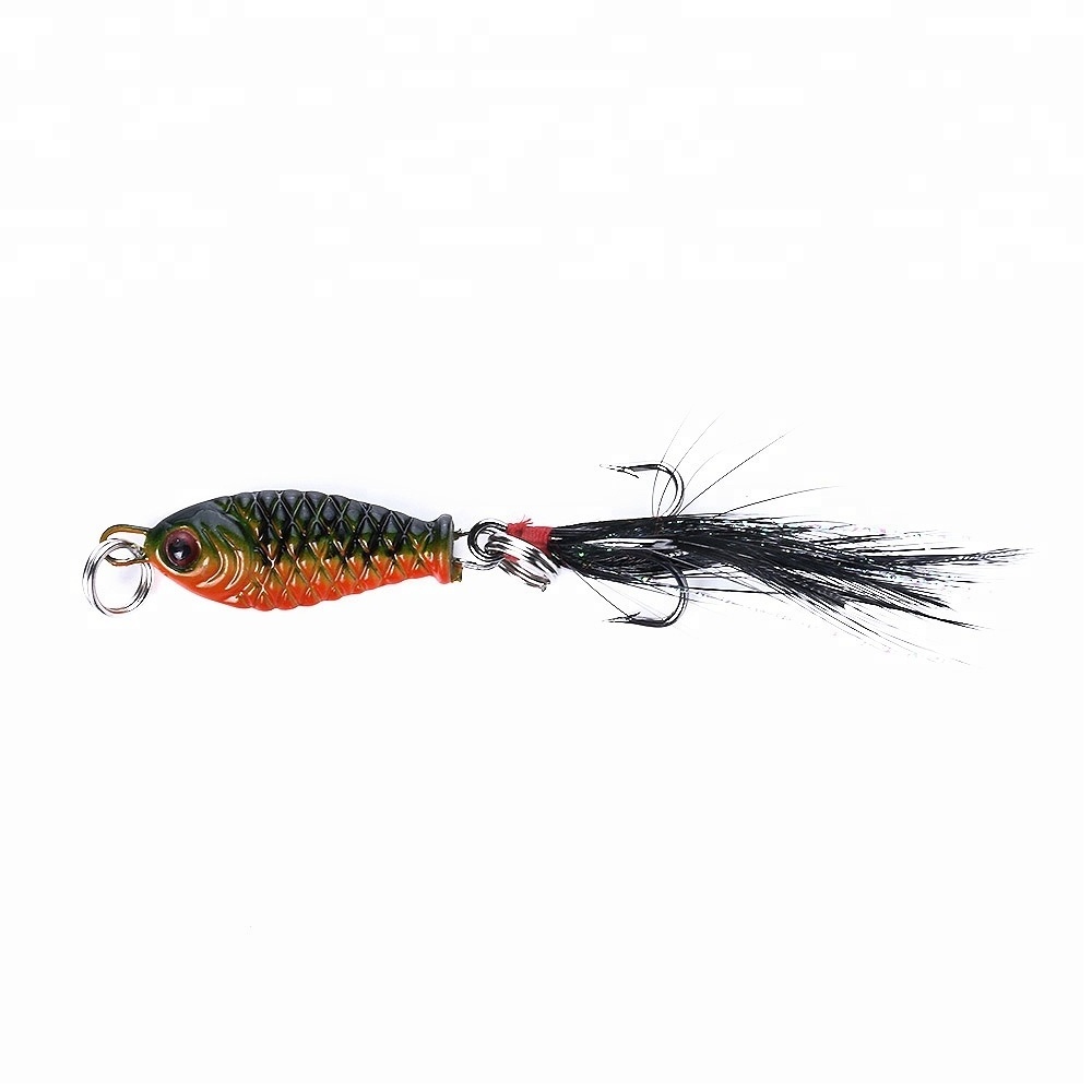 Hengjia Metal Jig fishing flies Lead Fishing Lure Hard Bait