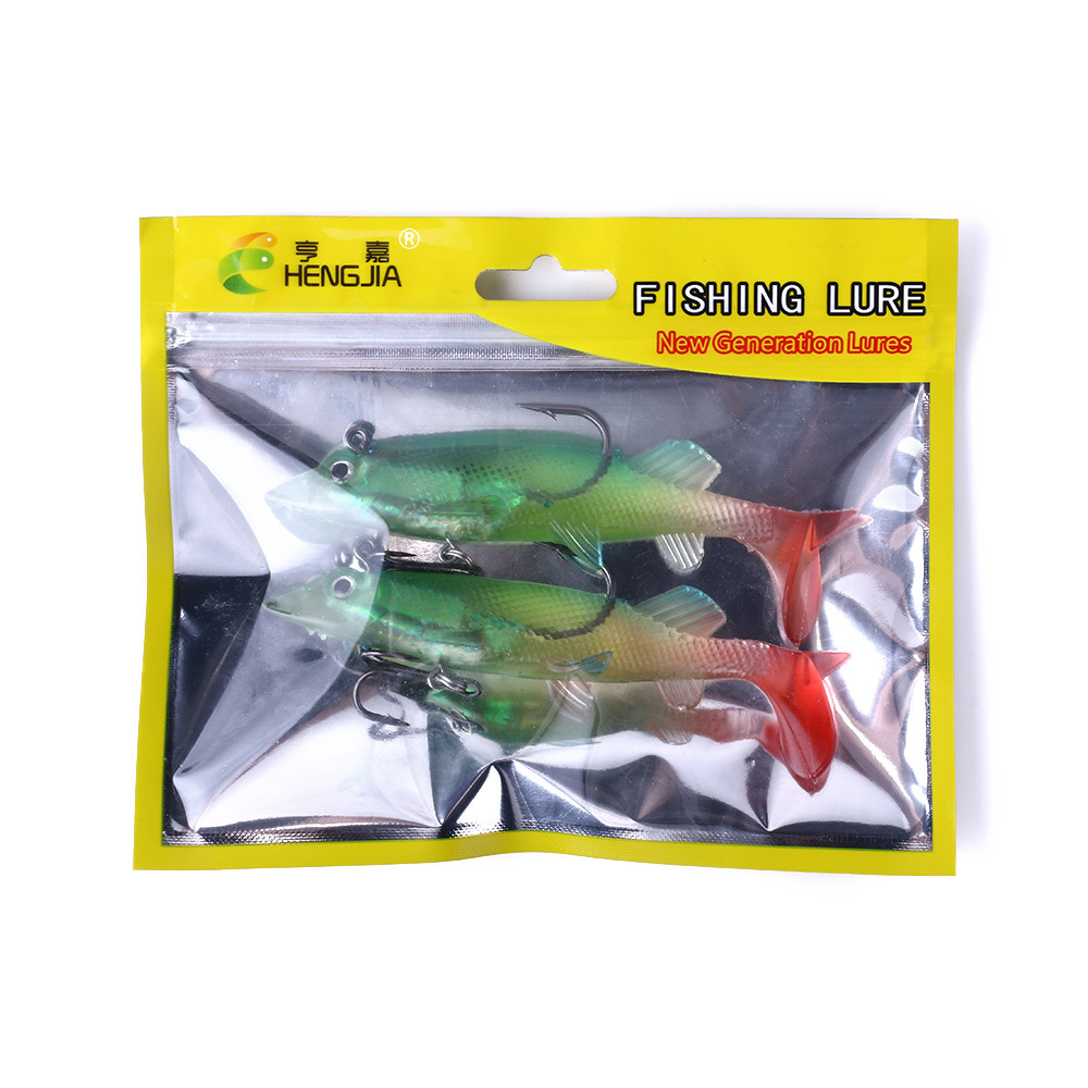 Bass Pike Swimbait Artificial Bait Carp Pesca fishing Head Eel lure Sandeel Soft Fishing Lure with a single hook