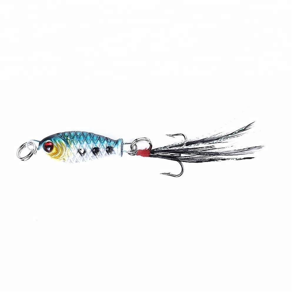 Hengjia Metal Jig fishing flies Lead Fishing Lure Hard Bait